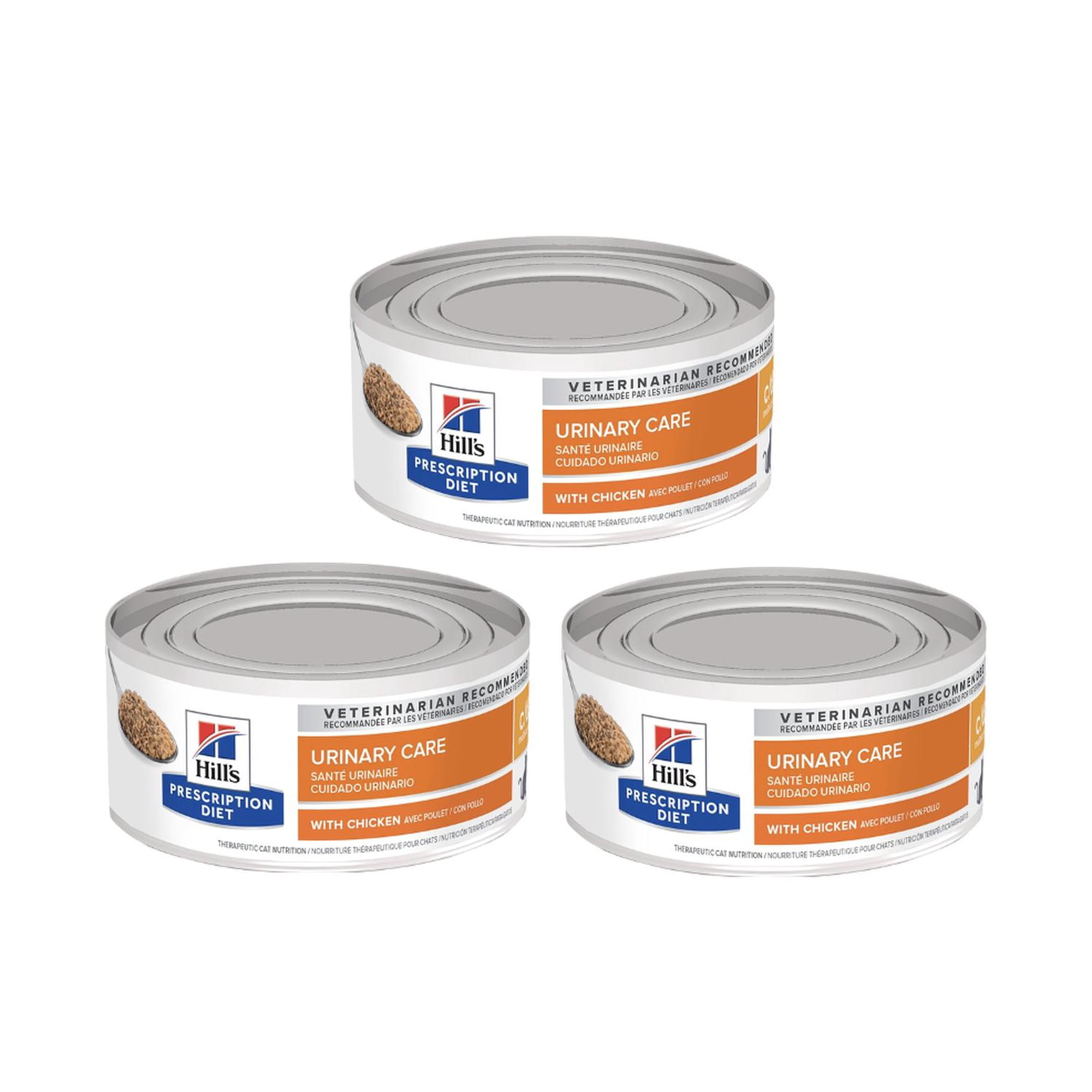 X3 Alimento Hill's Prescription Diet Urinary Care c/d Para Gato