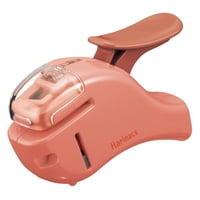 Grapadora Sin Grapas Kokuyo Harinacs Compact Alpha Salmon Pink