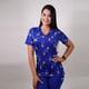 thumbnail image 1 of Delantal clinico Mujer Ripholia RIP-2225 tela elasticada, 1 of 3