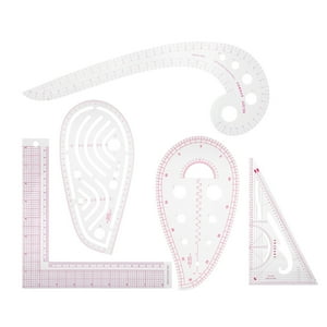 Regla De Costura Multifunción De 5 Piezas Con Forma De Curva Para Confección De Ropa A Medida