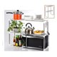 thumbnail image 3 of Estante de Cocina para Horno Microondas Organizador Multiuso de Metal Resistente Figoimport, 3 of 3