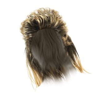 Ioensy - Peluca De Disfraz De Personaje Punk Rockero, Peluca Retro Para Disfraz Familiar De Halloween, Color Amarillo B