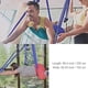 thumbnail image 5 of Juego de columpio de yoga aéreo, hamaca de yoga, trapecio volador, kit de yoga, hamaca de yoga aérea, herramienta de inversión con 2 correas de extensión para gimnasio en casa, accesorios de montaje, 5 of 8