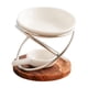 thumbnail image 2 of Portavelas Tealight Gabinete Salón Ornamento SPA Quemador De Aceite Esencial Plata, 2 of 5