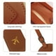 thumbnail image 3 of Etiquetas de cuero para equipaje (paquete de 4), etiquetas para bolsas de viaje, etiquetas para maletas, etiquetas de cuero sintético para maletas de mujeres y niños, divertidas y bonitas., 3 of 6