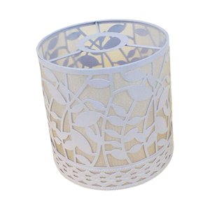 Magideal - Pantalla De Lámpara Colgante Simple E27, Jaula De Metal, Cubierta De Luz Colgante, Pantalla Para El Hogar, Comedor, Oficina, Restaurante, Decoración , Florido