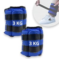 Genérico - Set Pesas Tobilleras Y Muñecas 1.5 Kg C/U (Total 3 Kg)