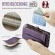 thumbnail image 5 of CaseMe Funda de Cuero for iPhone 16 Plus de 6.7 Pulgadas con Billetera [Bloqueo RFID] con Ranura para Billetes con Zíper y 10 Tarjeteros, Correa de Hombro y Muñeca Magnética de Cuero PU Suave, Funda, 5 of 13