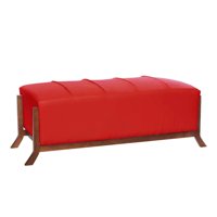 Latam Home - Banqueta Marsella Pu Rojo