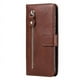 thumbnail image 1 of Funda con Cremallera para Xiaomi Redmi 9, Carcasa Cartera de Cuero PU con Soporte y Tarjetero, 1 of 6