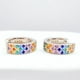 thumbnail image 5 of Aros Argollas Pride, Circonitas De Colores, Plata 925, 5 of 5
