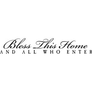 Rienda Libre Graphics - Decomural Bless This Home Religious Ws-15943