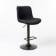thumbnail image 1 of Silla Piso Bar Taburete Altura Regulable Dorik Venhoouse Negra, 1 of 8