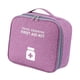 thumbnail image 5 of Bolsa de almacenamiento de medicina portátil, bolsa de primeros auxilios de tela Oxford, bolsa médica para el hogar, bolsa médica para senderismo al a morado y L, 5 of 5