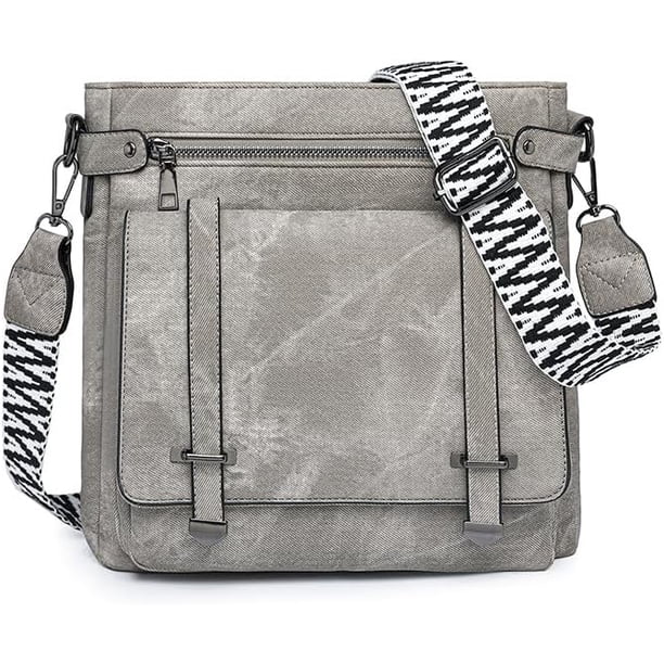 Bolso bandolera moda mujer hombro suave poliuretano cuero monederos múltiple mensajero bolsa