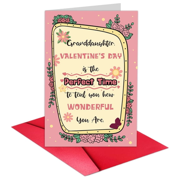 Tarjeta de felicitación TQDaiker para el día de San Valentín para nieta