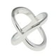 thumbnail image 1 of únicos clips de la bufanda de la gasa de seda anillos de forma cruzada sostenedor de la joyería s de plata, 1 of 4