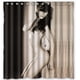 thumbnail image 1 of Cortina de ducha navideña con diseño de chica desnuda sexy, juego de cortinas de baño con ganchos, tamaño 60 x 72 pulgadas, 1 of 3