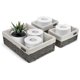 thumbnail image 3 of Juego de cestas de almacenamiento Brookstone de mimbre, 3 piezas, estilo bohemio, 3 of 9