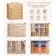 thumbnail image 3 of Caja de joyas Homde grande con cierre, dorada, 28 x 27 x 16 cm, 3 of 9