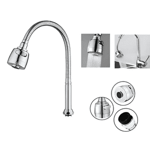Genérico - Llave Lavaplatos Monomando Cuello Flexible