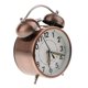 thumbnail image 5 of Reloj de alarma con campana doble de metal cuarzo silencioso de 3.5 pulgadas con luz nocturna # 2, 5 of 5