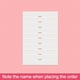 thumbnail image 3 of 30/60/120pcs Name Sticker Custom Transparent Sticker Waterproof Medium Size 1.18x0.43inch Personalized Label Children School Office Stationery Water Bottle Pencil-3011 Transparent Sticker, 3 of 5