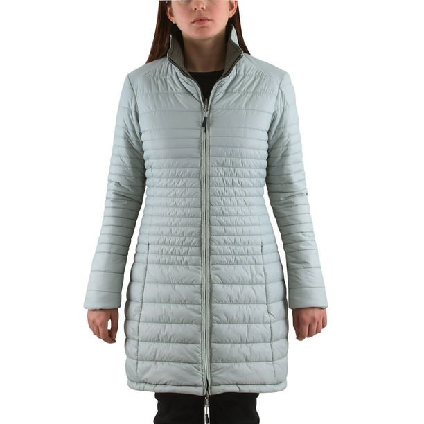 Parka Larga HW Minka Reversible Mujer Gris/Verde Oliva