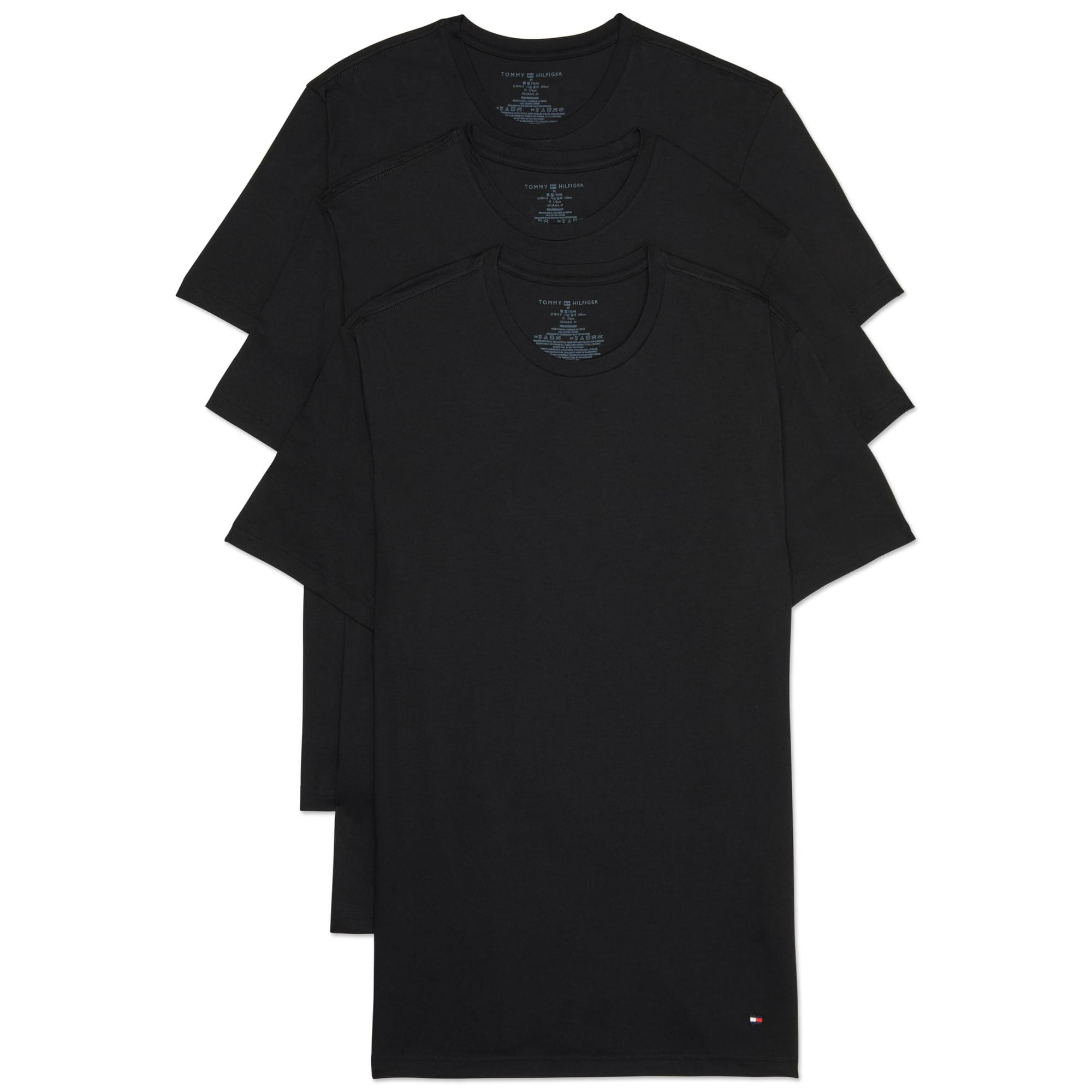 Camiseta De Cuello Redondo Con La Bandera De Tommy Hilfiger Para Hombre