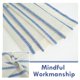 thumbnail image 5 of Cortinas DriftAway de lino a rayas verticales, color azul marino, 160 cm, 2 paneles, 5 of 8
