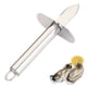 thumbnail image 1 of Rompedor de ostras, cuchillo para ostras de alta calidad con mango redondo para preparar mejillones y otros mariscos, protección para las manos, acero inoxidable, 1 of 8