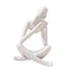 thumbnail image 4 of Estatuilla Estatuilla Humana Figuras Pensador Estatua Para Estante De Escritorio Sala De Estar 8cmx6cmx12cm Blanco, 4 of 5