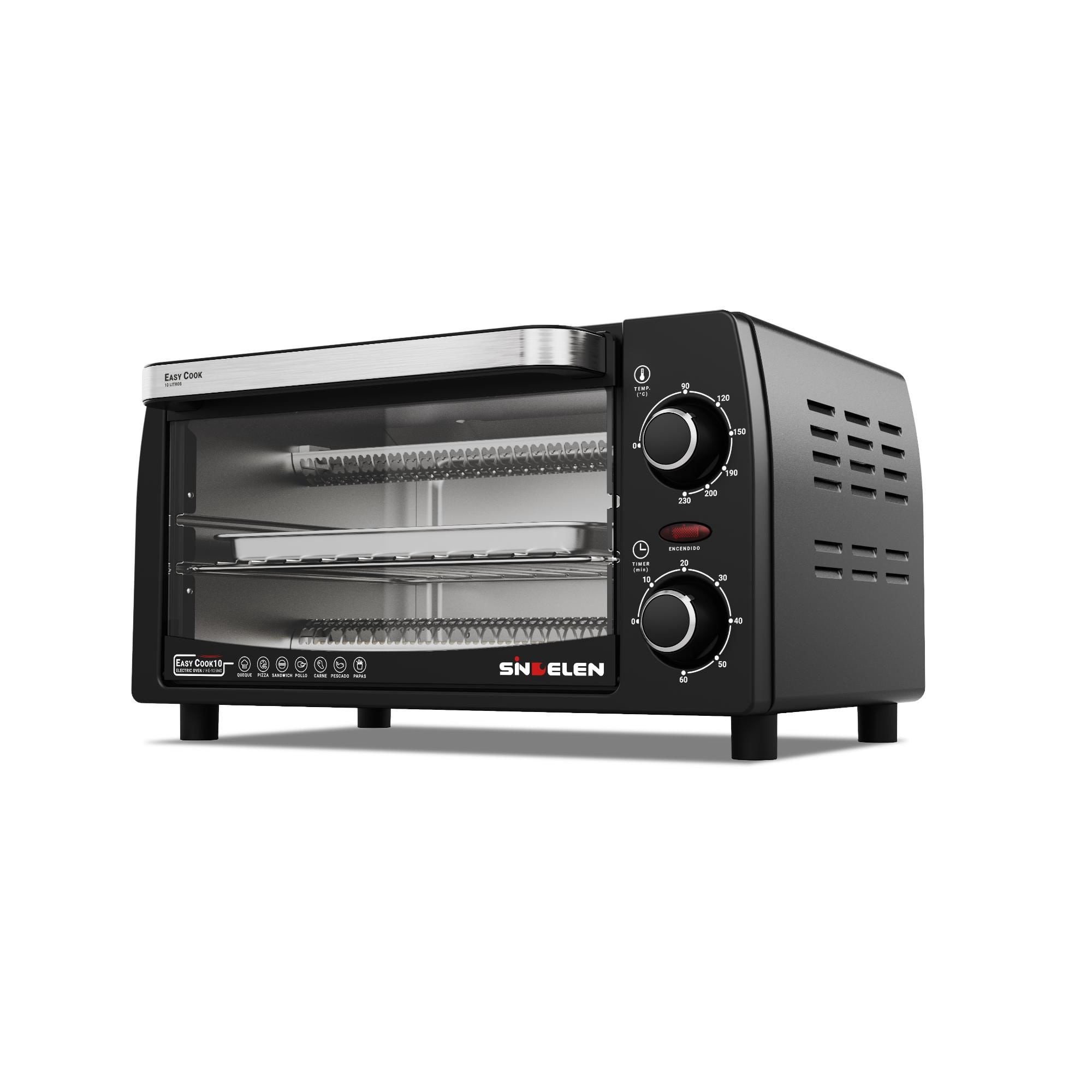 Horno eléctrico 10 litros He-105ng sindelen, producto surtido 1 un