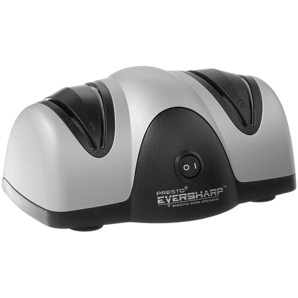 Afilador de cuchillos eléctrico Presto EverSharp, sistema de 2 etapas