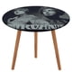 thumbnail image 1 of Nirvana-theme Fitted Round Tablecloths Elastic Edged Table Covers Waterproof Table Cloth for Kitchen Holiday Party Tables Decor 120cm, 1 of 6