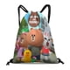 thumbnail image 1 of Brown and Friends Mochila de Cuerdas para Deportes y Gimnasio, Bolsa de Cuerdas Resistente al Agua, Bolsa Cinch, 30×40cm, 1 of 6
