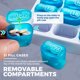 thumbnail image 4 of Organizador Mensual de Pastillas MEDca Grande con Cápsulas Removibles, Azul, 4 of 9
