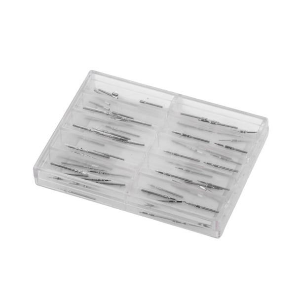 1 caja de varillas de extensión de vástago de bobinado de reloj, pieza de reparación, accesorios de reloj, herramienta de reparación de reloj de acero