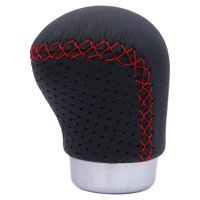 Route Cinco - Pomo Perilla Palanca Cambio Para Autos Color Negro Rojo