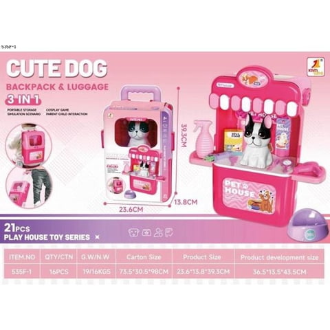 Genérico - Maleta 3 En 1 Cuidados Mascota Cachorro Pets Hospital