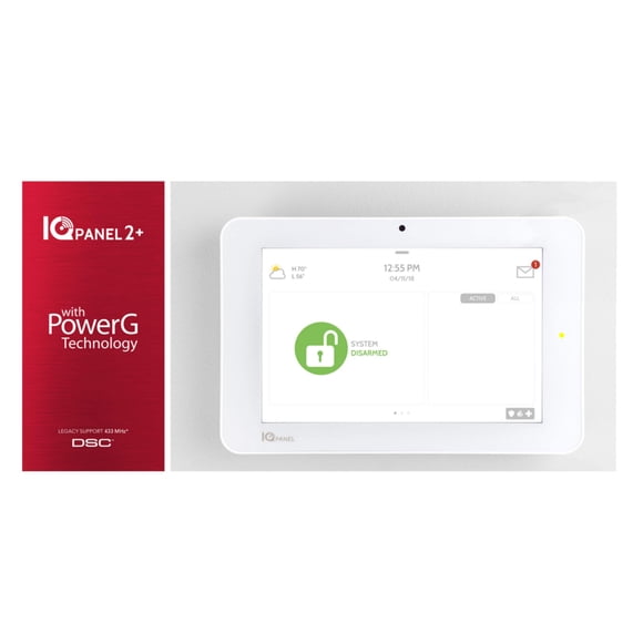 Panel de seguridad QOLSYS IQ Panel 2 Plus PowerG con soporte heredado