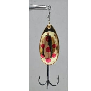 Silstar - Spinner Cucharita 10Grs 8,3Cms Oro Puntos Rojos #4