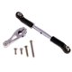 thumbnail image 1 of Brazo De Dirección De Aluminio Con Cuernos Y Extremos De Varilla Para TRX4 1/10 RC Car Silver, 1 of 5