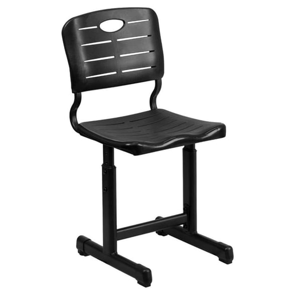 Silla Flash Furniture Ajustable de Altura Negra