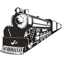 Rienda Libre Graphics - Decomural Vintage Train Steam Train Ws-18696