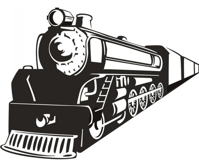 Rienda Libre Graphics - Decomural Vintage Train Steam Train Ws-18696