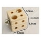 thumbnail image 4 of Fun and Stimulating Parrot Tabletop Puzzle: Bird Wooden Block Chewing Toy For Foraging Training, 4 of 4