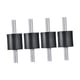 thumbnail image 4 of 4 Piezas Soporte de Goma Amortiguador Soportes Aisladores de Vibración de Goma Soporte de Aislador de Vibración Cilíndrico de Goma para Coche M6, 4 of 5