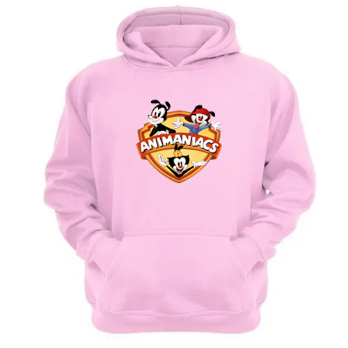 Genérico - Polerón Canguro Animaniacs Dibujos Animados Rosa Talla Xl Unisex