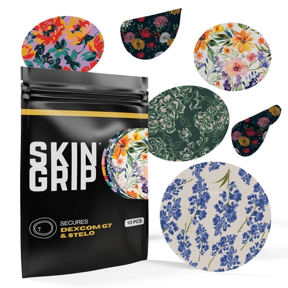Parches adhesivos Skin Grip para Dexcom G7 y Stelo, impermeables, paquete de 10